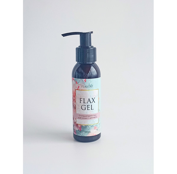 Очищающий гель для лица с цинком FlaxGel