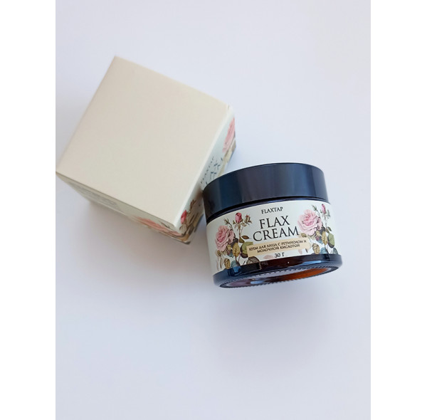 Крем для лица с ретинолом и молочной кислотой FlaxCream
