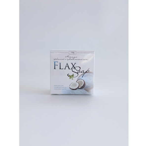 Мыло для проблемной и чувствительной кожи FlaxSoap