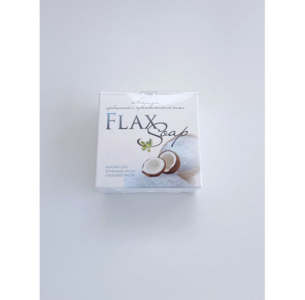 Мыло для проблемной и чувствительной кожи FlaxSoap
